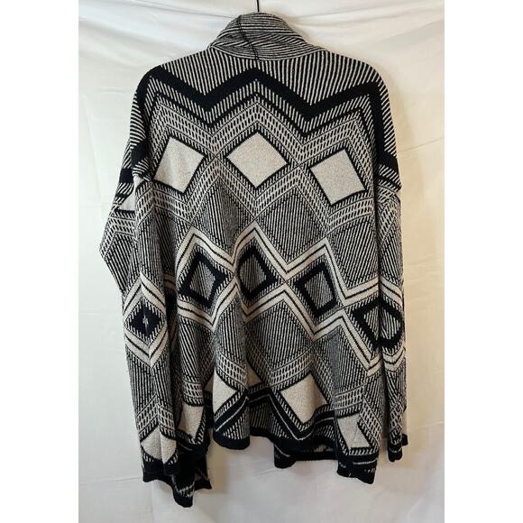 Old Navy Womens Grey and Black Open Front Cardigan Size L - Picture 4 of 4